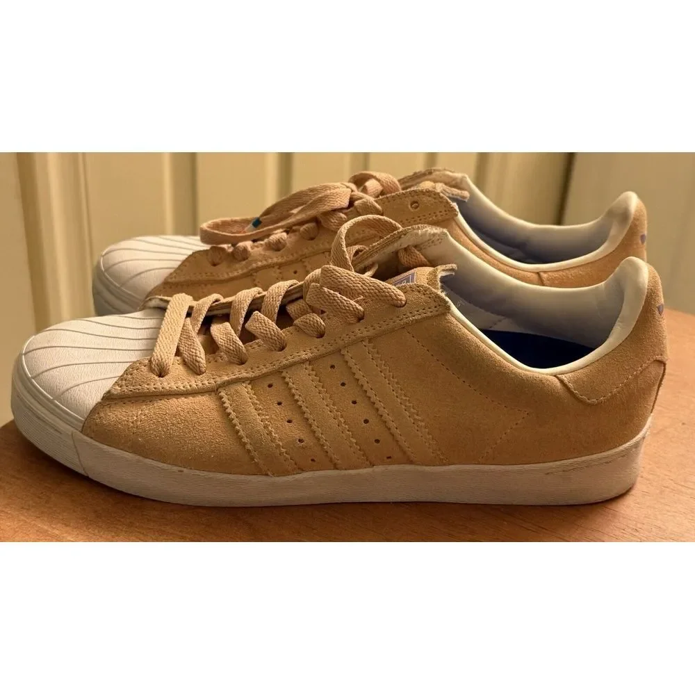 Adidas Skateboarding Superstar Vulc ADV Pastel Pink Size 6.5 Men's Skate‎ Shoes
